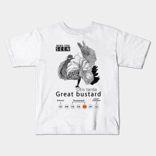 The Great Bustard Kids T-Shirt